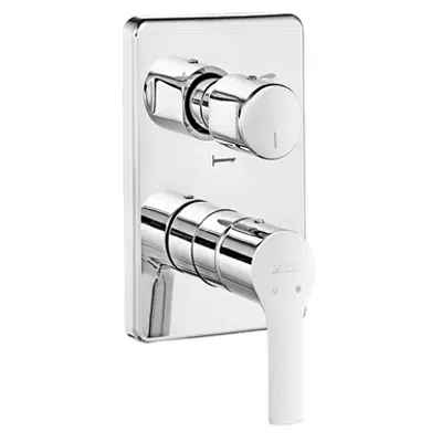 Image pour Luna Concealed Bath Mixer Surface Mounted Group