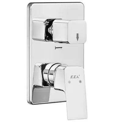 Image for Tiera Concealed Bath Mixer Surface Mounted Group