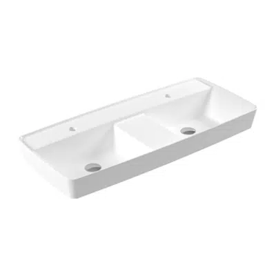 Image pour Rita Countertop  Double Bowl Washbasin RT32