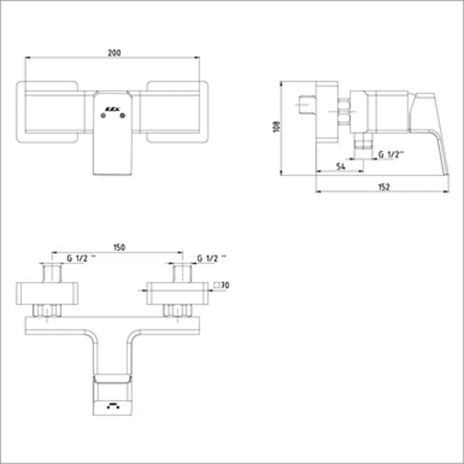 Tiera Shower Mixer