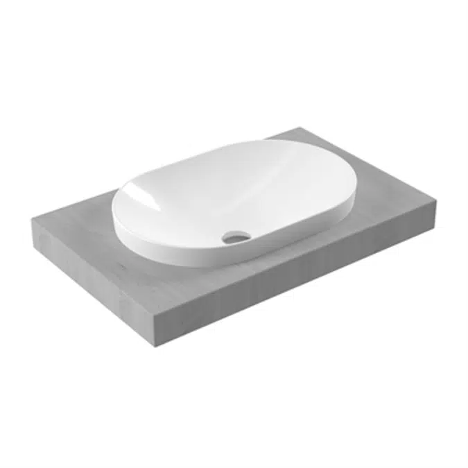 Sapphire Countertop Built-in Slim Washbasin SP33