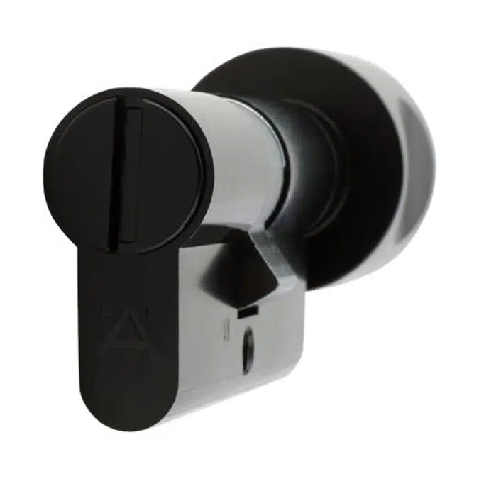 HAFELE Wooden Swing Door Profile Cylinder SA WC Double Profile Cylinder with Round Thumbturn
