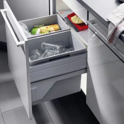 HAFELE Waste Bins Systems for screw fixing to side panel Hailo Euro-Cargo-S图像