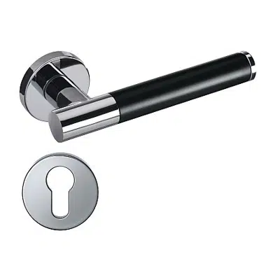 Image for HAFELE Wooden Swing Door Lever Handle PC LEV HDL BR SH