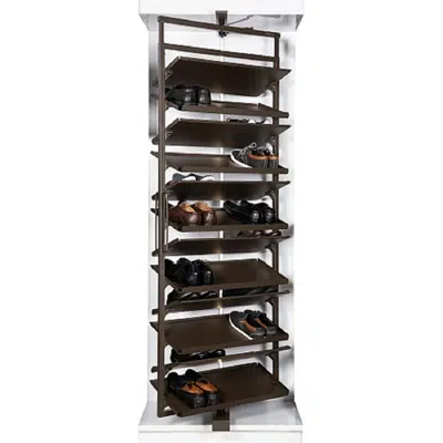 Image for HAFELE Wardrobe Fitting Shoe Rack Pull-out rotates through 180°