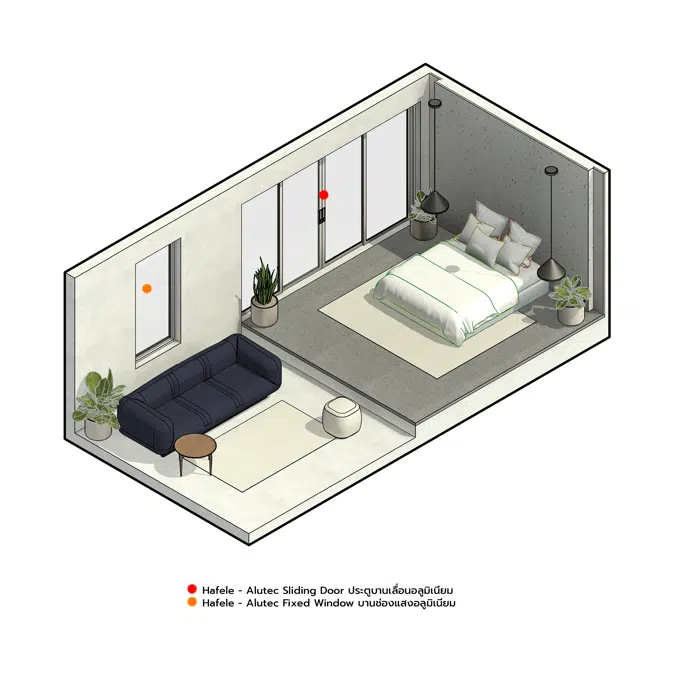 EnergySavingSeries- bedroom 25 Sqm.