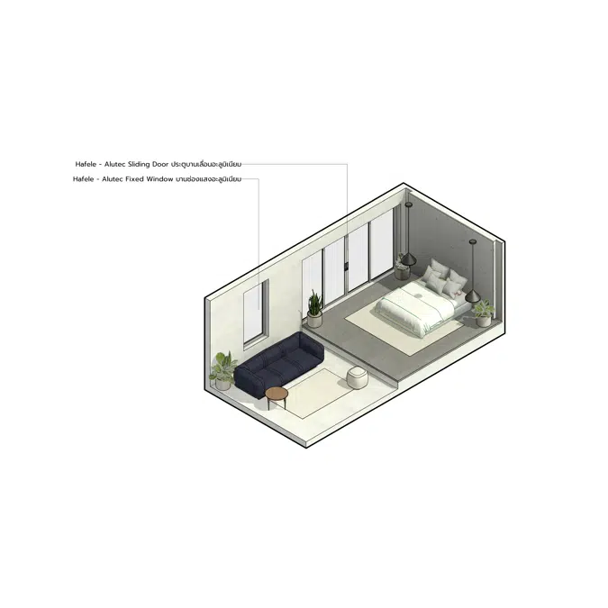 EnergySavingSeries- bedroom 25 Sqm.