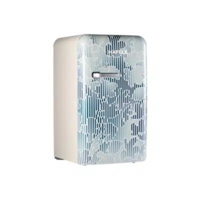 bilde for HAFELE Retro Minibar Refrigerator Blue Pattern Cute