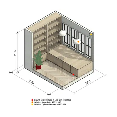 Image pour Library at night