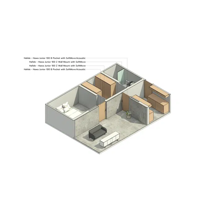 1-Bedroom Apartment 50 Sqm Series #4