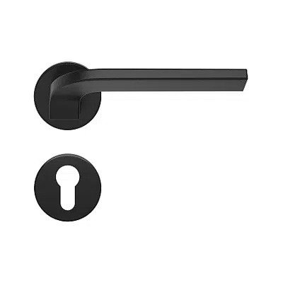 kuva kohteelle HAFELE Wooden Swing Door Lever Handle PC HANDLE SET ZI.BLACK