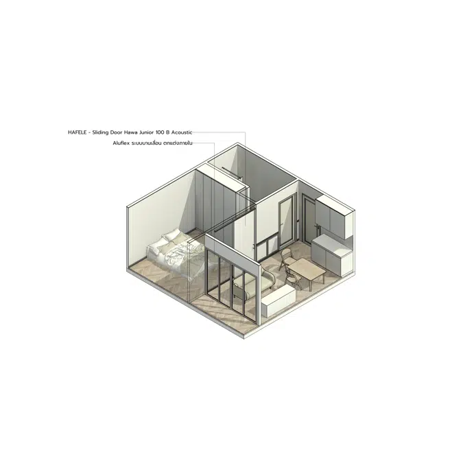 Studio Apartment 30 Sqm Series #3