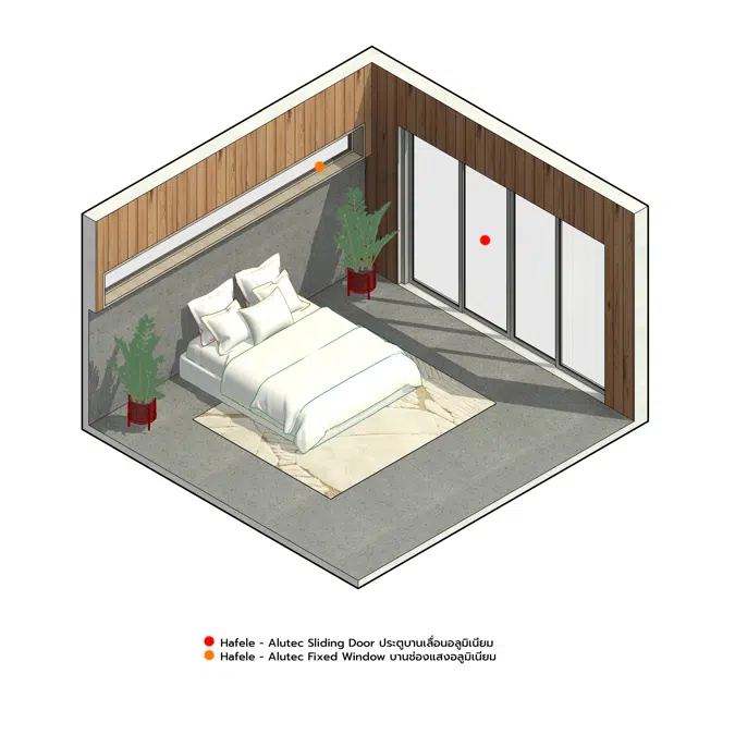 Energy Saving Series- Small bedroom 15 Sqm.2