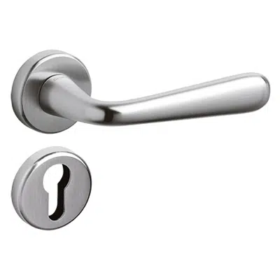 Obrázek pro HAFELE Wooden Swing Door Lever Handle PC LEV HDL SET BR133x52mm