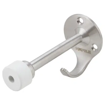 afbeelding voor HAFELE Wooden Swing Door Wall mounted DOOR STOP ST.ST.MATT 99X24MM