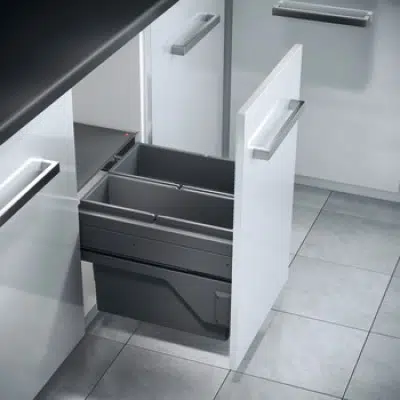 HAFELE Waste Bins Systems for screw fixing to side panel Hailo Cargo Basic图像