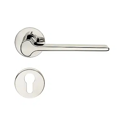 imazhi i HAFELE Wooden Swing Door Lever Handle PC HANDLE SET BR135x52mm