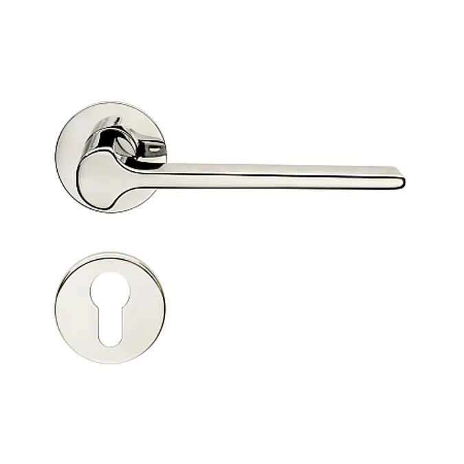 HAFELE Wooden Swing Door Lever Handle PC HANDLE SET BR135x52mm