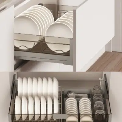 bild för HAFELE Starke Series - Pull-out Basket for Hinged Door 495.35.09X