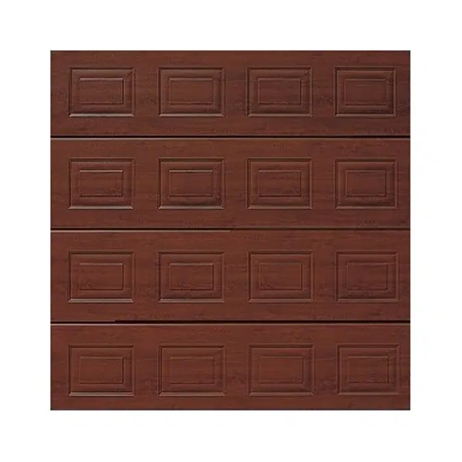 HAFELE automatic garage door LPU42 Panelled in Woodgrain