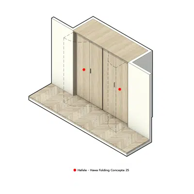 Зображення для Storage shelves hidden behind the wall