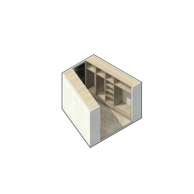 Odd floor plan Series - Walk-in Closet trapezoid