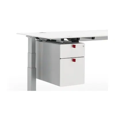billede til HAFELE Accessories Pedestal with System Drawer and Suspension File Drawer Large