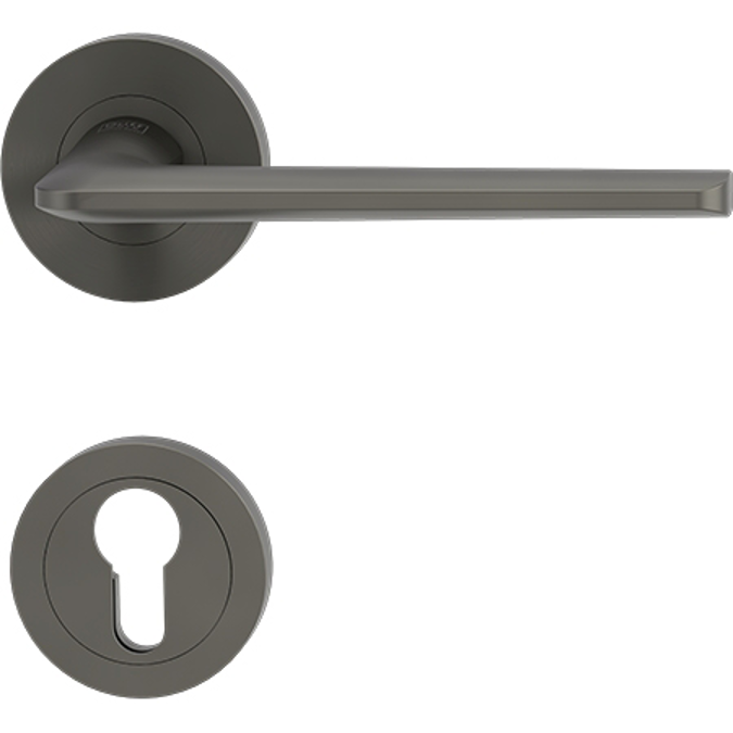 BIM objects Free download! HAFELE Wooden Swing Door Lever Handle PC