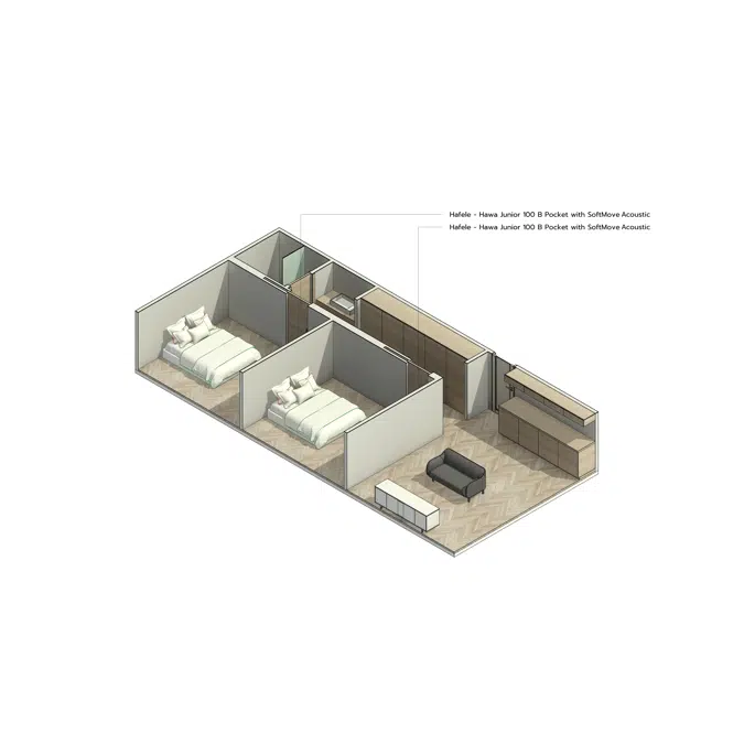 1-Bedroom Apartment 50 Sqm Series #3