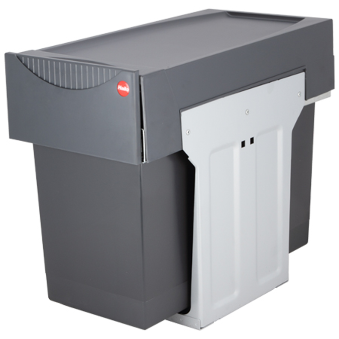 BIM objects Free download! HAFELE Waste Bins Installation behind