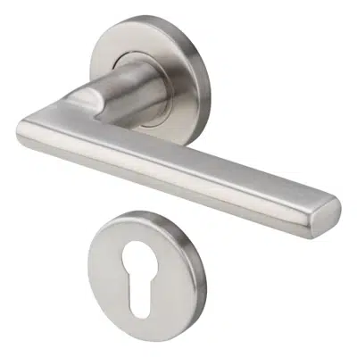 Obrázek pro HAFELE Wooden Swing Door Lever Handle PC HANDLE SET 8 STST.MATT 903.92.646