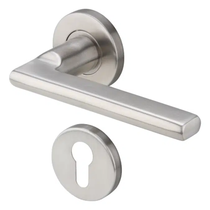HAFELE Wooden Swing Door Lever Handle PC HANDLE SET 8 STST.MATT 903.92.646