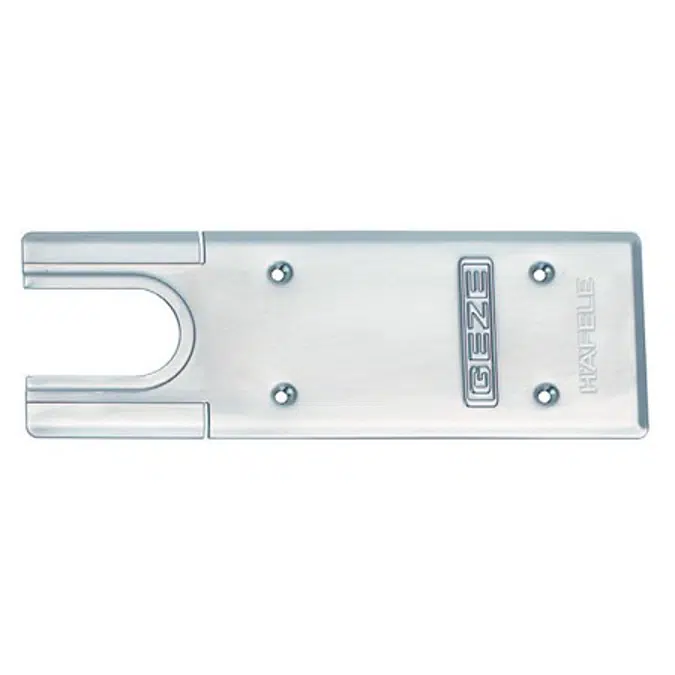 HAFELE Glass Swing Door Cover Plate TS 550 NV GEZE