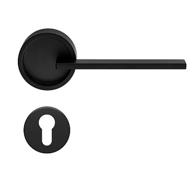 HAFELE Wooden Swing Door Lever Handle PC HANDLE SET AL