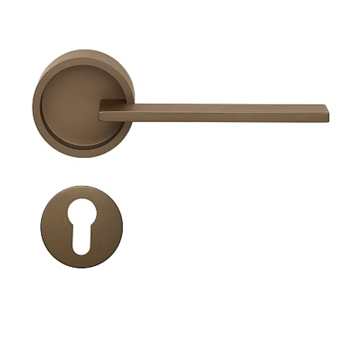 HAFELE Wooden Swing Door Lever Handle PC HANDLE SET AL