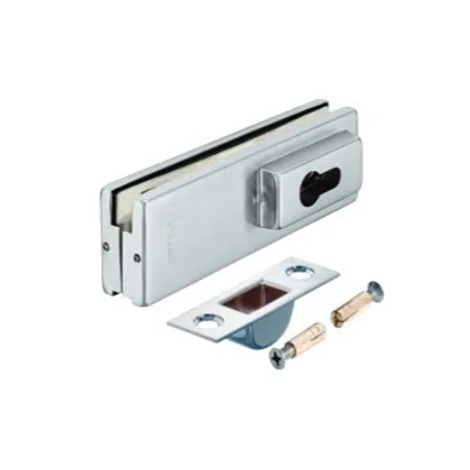 HAFELE Glass Swing Door Patch Fittings Corner Lock with PC Aperture