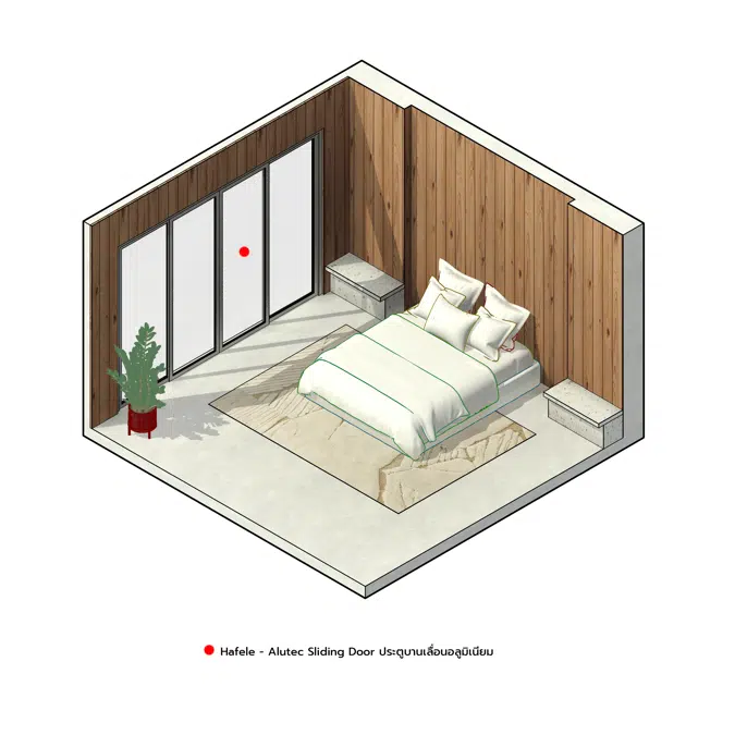 Energy Saving Series- Small bedroom 15 Sqm.