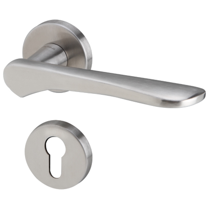 BIM objects Free download! HAFELE Wooden Swing Door Lever Handle PC