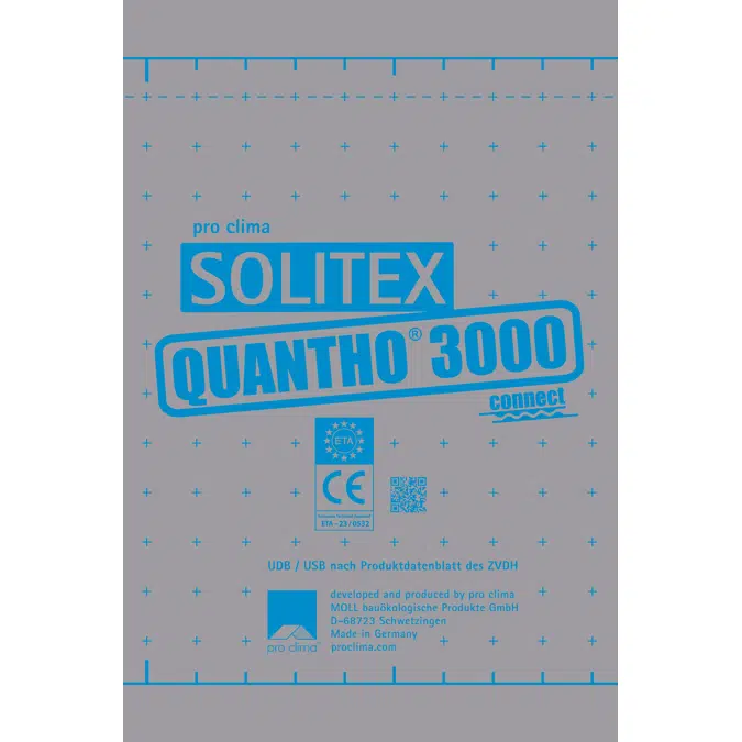 SOLITEX QUANTHO 3000® connect - Mittelschwere verklebte Unterdeck / Unterspannbahn,