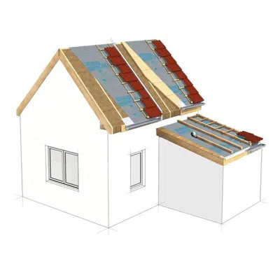 billede til SOLITEX QUANTHO 3000® connect Medium-weight roofing underlay