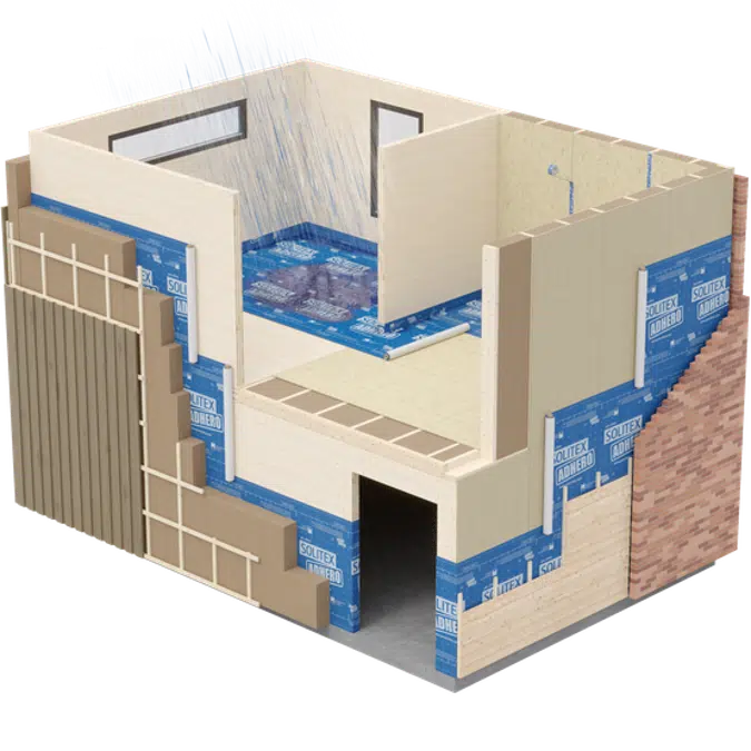 SOLITEX ADHERO 3000® Medium-weight full-surface adhesive, diffusion-open airtightness and weathering-protection membrane