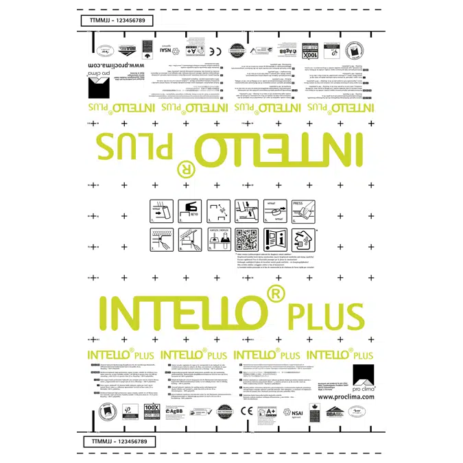 INTELLO PLUS® Armierte Hydrosafe® Hochleistungs-Dampfbremse