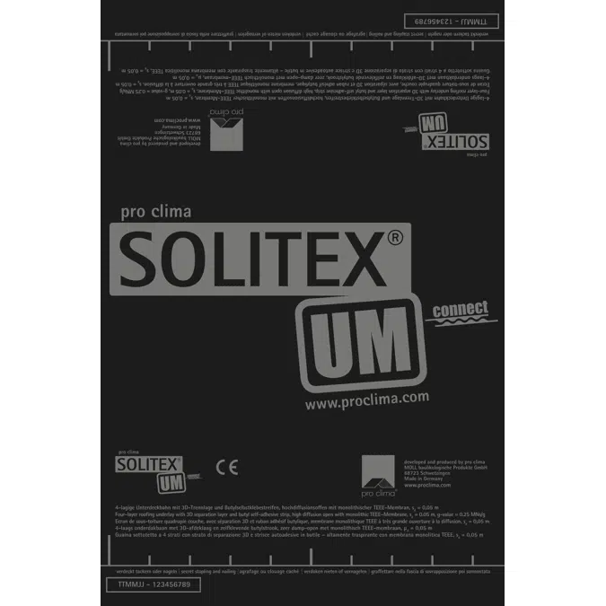 SOLITEX UM® connect Roofing underlay membrane