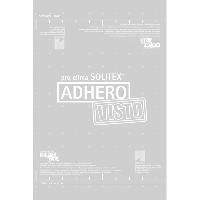 SOLITEX ADHERO VISTO® - Transparente vollflächig klebende Luftdichtungs- und Witterungsschutzbahn