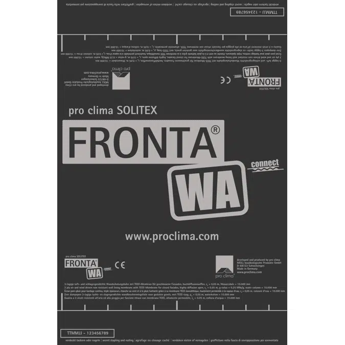 SOLITEX FRONTA WA® connect  Breather membrane (WRB)