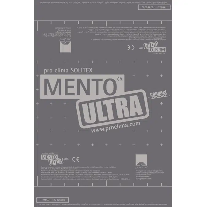 SOLITEX MENTO ULTRA® connect Reinforced roofing underlay