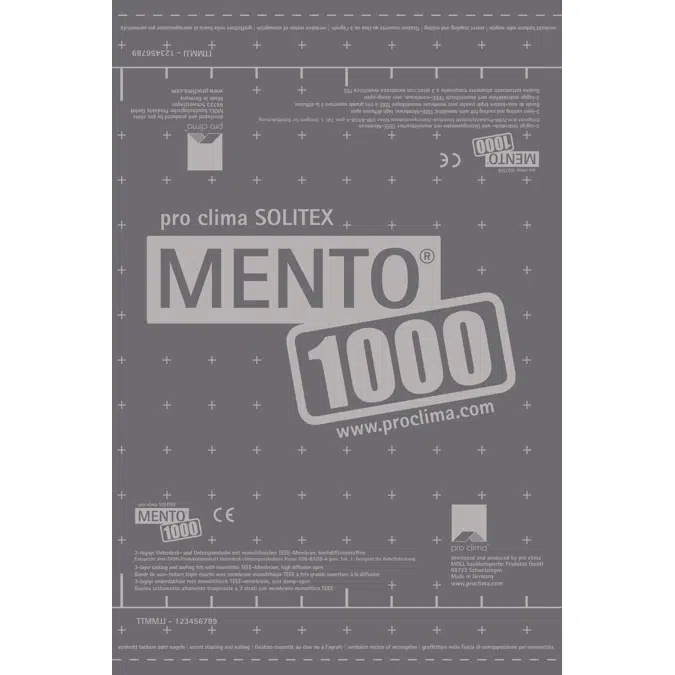 SOLITEX MENTO 1000® connect Light-weight roofing underlay