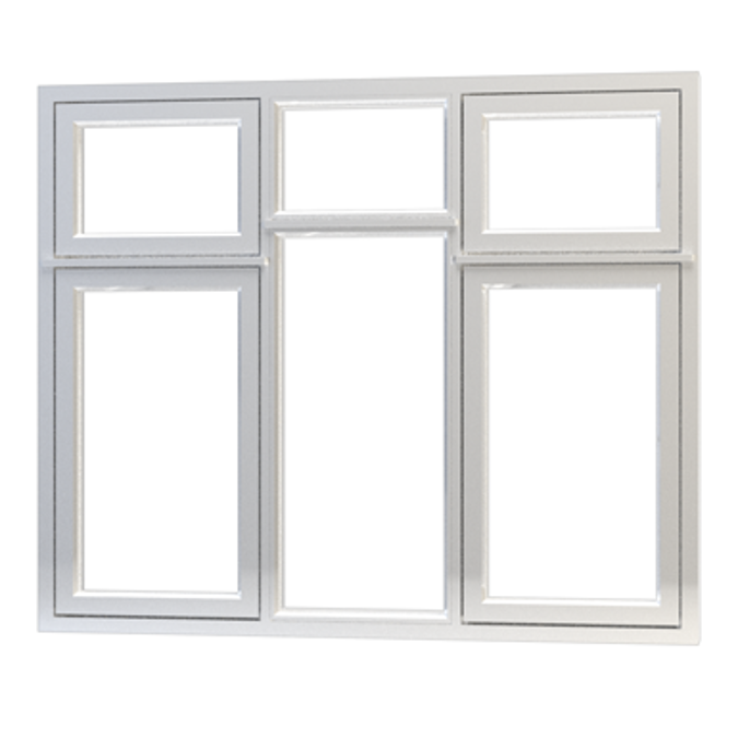 Об'єкти BIM – скачати безкоштовно! Wood Alu Flags Window Type 1 | BIMobject
