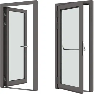 Image for VELFAC Aluminium door - Revit family