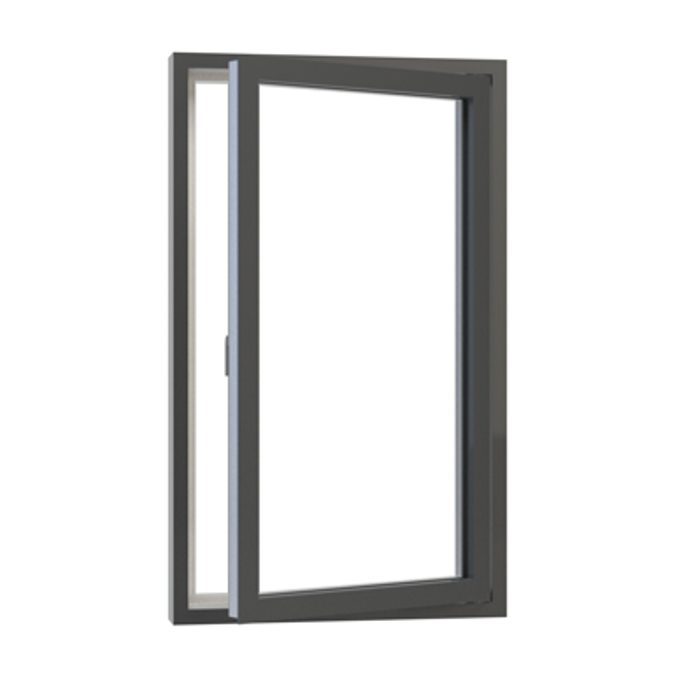 BIM objects - Free download! Ribo Alu Sidehung window | BIMobject